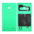 for Nokia Lumia 735 Solid Color NFC Battery Back Cover(Green) - 1