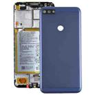 Back Cover with Side Keys for Huawei Honor Play 7C(Blue) - 1