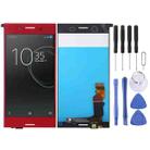 OEM LCD Screen for Sony Xperia XZ Premium with Digitizer Full Assembly(Red) - 1
