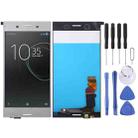 OEM LCD Screen for Sony Xperia XZ Premium with Digitizer Full Assembly(Silver) - 1