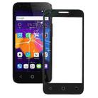 For Alcatel One Touch Pixi 3 4.5 / 5019 Front Screen Outer Glass Lens (Black) - 1