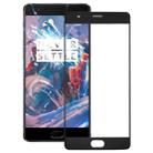 For OnePlus 3 Front Screen Outer Glass Lens(Black) - 1