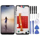 LCD Screen and Digitizer Full Assembly with Frame for Huawei P20 Lite / Nova 3e(Black) - 1