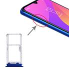 SIM Card Tray + SIM Card Tray / Micro SD Card Tray for Xiaomi Mi CC9 (Blue) - 1