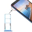 SIM Card Tray + SIM Card Tray + Micro SD Card Tray for Xiaomi Redmi 7A (Blue) - 1
