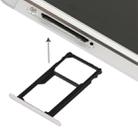 For Huawei Honor 7 Nano SIM Card Tray + Nano SIM / Micro SD Card Tray (Silver) - 1