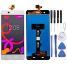 LCD Screen and Digitizer Full Assembly for BQ Aquaris M5 (White) - 1