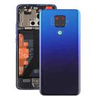 Original Battery Back Cover with Camera Lens for Huawei Mate 30 Lite(Twilight) - 1