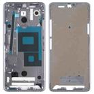 Front Housing LCD Frame Bezel Plate for LG G7 ThinQ / G710 (Silver) - 1