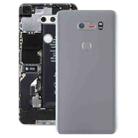 Battery Back Cover with Camera Lens & Fingerprint Sensor for LG V30 / VS996 / LS998U / H933 / LS998U / H930(Silver) - 1