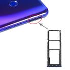 For OPPO Realme 3 Pro / Realme X Lite SIM Card Tray + SIM Card Tray + Micro SD Card Tray (Blue) - 1