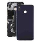 Battery Back Cover with Camera Lens & Side Keys for Asus Zenfone Max (M1) ZB555KL(Black Blue) - 1