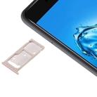 For Huawei Enjoy 7 Plus / Y7 Prime SIM Card Tray & SIM / Micro SD Card Tray(Gold) - 1