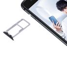 For Huawei nova 2 Plus SIM Card Tray & SIM / Micro SD Card Tray(Black) - 1