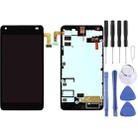 TFT LCD Screen for Microsoft Lumia 550 Digitizer Full Assembly with Frame (Black) - 1