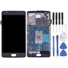 For OnePlus 3 / A3003 Digitizer Full Assembly with Frame OEM LCD Screen(Black) - 1