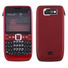 Full Housing Cover (Front Cover + Middle Frame Bezel + Battery Back Cover + Keyboard) for Nokia E63(Red) - 1