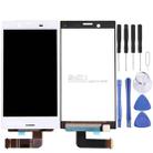 Original LCD Screen and Digitizer Full Assembly for Sony Xperia X Compact (White) - 1