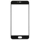 For Meizu Meilan X Front Screen Outer Glass Lens(Black) - 2