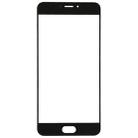 For Meizu Meilan X Front Screen Outer Glass Lens(Black) - 3