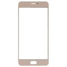 For Meizu Meilan X Front Screen Outer Glass Lens(Gold) - 2