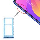 SIM Card Tray + SIM Card Tray / Micro SD Card Tray for Xiaomi Mi CC9e / Mi A3(Blue) - 1