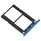 For Tecno Spark Plus K9 SIM Card Tray + SIM Card Tray (Blue) - 4