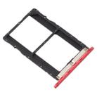 For Tecno Spark Plus K9 SIM Card Tray + SIM Card Tray (Red) - 3