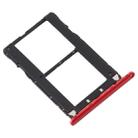 For Tecno Spark Plus K9 SIM Card Tray + SIM Card Tray (Red) - 4