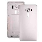 Original Aluminium Alloy Back Battery Cover for Asus Zenfone 3 Deluxe / ZS570KL (Glacier Silver) - 1