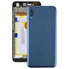 Battery Back Cover with Camera Lens & Side Keys for Huawei Enjoy 9e(Blue) - 1