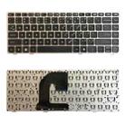 US Version Keyboard with Silver Frame for HP EliteBook 8470B 8470P 8470 8460 8460p 8460w ProBook 6460 6460b 6470 - 1