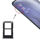 For OPPO Reno Z SIM Card Tray + SIM Card Tray (Black) - 1