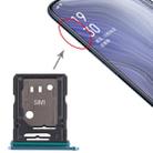 For OPPO Reno 10x zoom SIM Card Tray + SIM Card Tray / Micro SD Card Tray (Blue) - 1