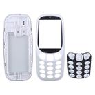 Full Assembly Housing Cover with Keyboard for Nokia 3310(Grey) - 1