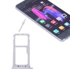 For Huawei Honor 9 SIM Card Tray & SIM / Micro SD Card Tray(Grey) - 1