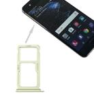 For Huawei P10 Plus SIM Card Tray & SIM / Micro SD Card Tray(Green) - 1