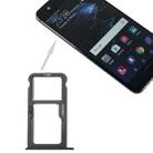 For Huawei P10 SIM Card Tray & SIM / Micro SD Card Tray(Black) - 1