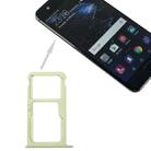 For Huawei P10 SIM Card Tray & SIM / Micro SD Card Tray(Green) - 1