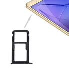 For Huawei Honor 8 Lite / P8 Lite 2017 SIM Card Tray & SIM / Micro SD Card Tray(Black) - 1