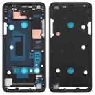 Front Housing LCD Frame Bezel Plate for LG Q7 / Q610 / Q7 Plus / Q725 / Q720 / Q7A / Q7 Alpha(Black) - 1