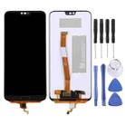 OEM LCD Screen for Huawei Honor 10 with Digitizer Full Assembly, Not Supporting Fingerprint Identification(Black) - 1