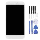 OEM LCD Screen for ZTE Blade A512 with Digitizer Full Assembly (White) - 1