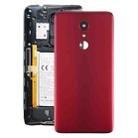 Original Battery Back Cover for LG Q9(Red) - 1