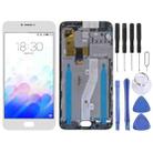 TFT LCD Screen for Meizu M3 Note (International Version)M681H M681Q Digitizer Full Assembly with Frame(White) - 1