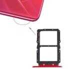 SIM Card Tray + SIM Card Tray for Huawei Nova 4 (Red) - 1