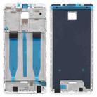 For Meizu Note 8 Front Housing LCD Frame Bezel Plate(White) - 1