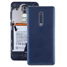 Battery Back Cover with Camera Lens & Side Keys for Nokia 5(Blue) - 1