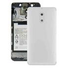 Battery Back Cover with Camera Lens & Side Keys for Nokia 6 TA-1000 TA-1003 TA-1021 TA-1025 TA-1033 TA-1039(White) - 1