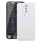 Battery Back Cover with Camera Lens for Nokia X6 (2018) / 6.1 Plus TA-1099 TA-1103(White) - 1